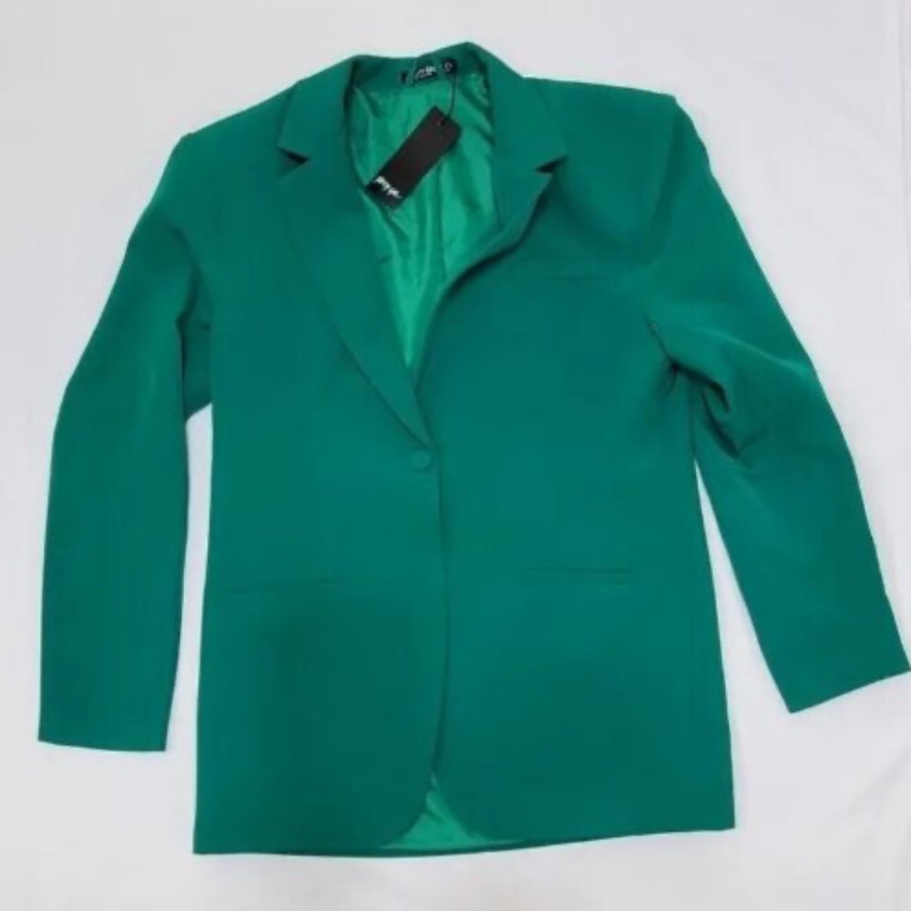 Nasty Gal Emerald Green Blazer